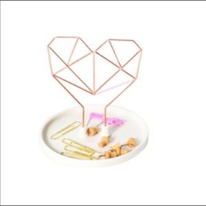 Coxet wire jewelry holder w dish